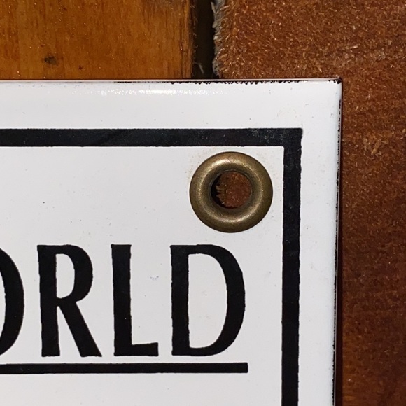 Humorous Religions of the World sign. Steel. 8 x 10 - Picture 4 of 8